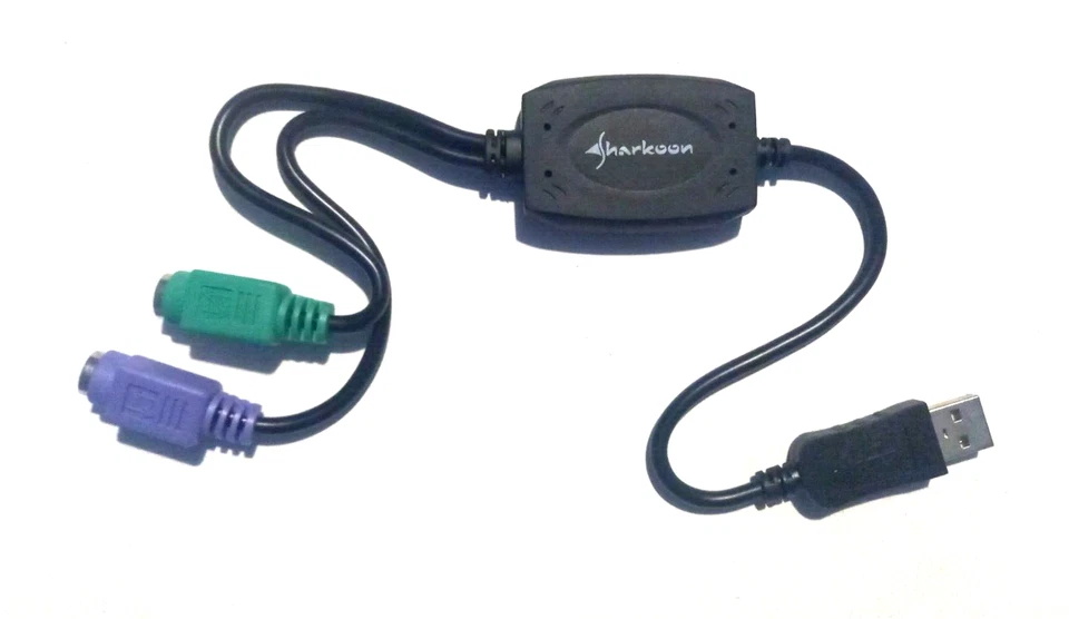 Sharkoon USB-PS/2 Converter (For Connecting PS/2 Mice & Keyboards) - Image 2 of 4