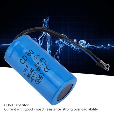 50uf 250V AC 50 60Hz Motor Capacitor Used for Air Conditioners Compressors and Motors CD60 Run Capacitor