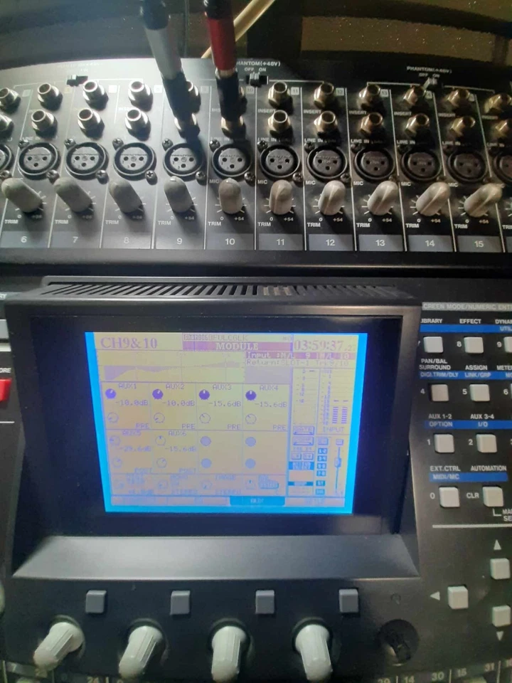 Tascam  Dm24 (digital desk 24bit/96khz) with extra ADAT CARD - Image 3 of 4