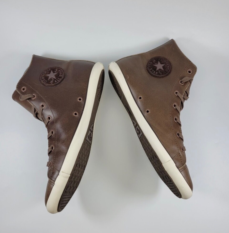 Brown Converse Leather Shoes For Women Converse All Star Womens
