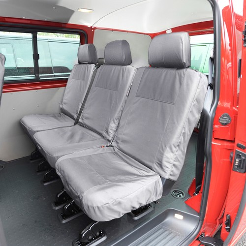 VW TRANSPORTER T5/T5.1 SEAT COVERS KOMBI SHUTTLE WATERPROOF TAILORED - Picture 80 of 228