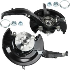 Pair Front Wheel Bearing Hub Knuckle Assembly For 2008-12 Honda Accord 2.4l 3.5l