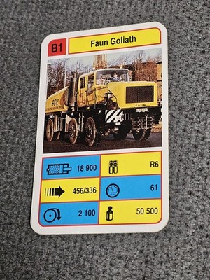 Faun Goliath  - B1 - Einzelkarte - Quartett  (8D)