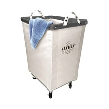 Seville Classics Commercial Heavy-Duty Laundry Removable 22" D x 16" W x 27" H