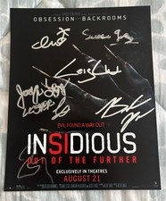 Insidious Out Of The Further Signed 8x10 Photo x7 Brandon Perea, Island Austin