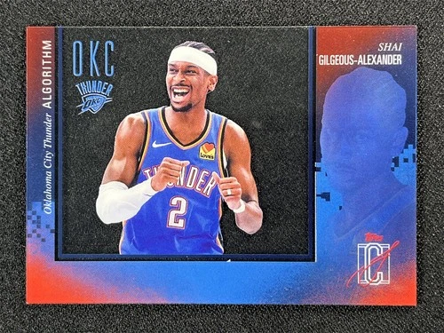 2025 Topps Signature Shai Gilgeous-Alexander Base (RAW)