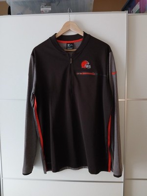 Cleveland Browns Erwachsenen-Top mit Reißverschluss - Large - NFL