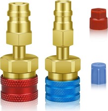 R1234YF Adapter, R1234YF to R134A Quick Coupler, 1234Yf to 134A Quick Coupler