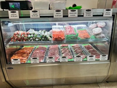 Fricool 72'' Refrigerated Meat Display Cooler Refrigerator NSF/ETL Approved New