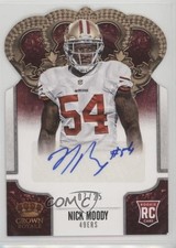 2013 Crown Royale Retail Bronze Die-Cut Signatures 7/25 Nick Moody #177 Auto 0c2