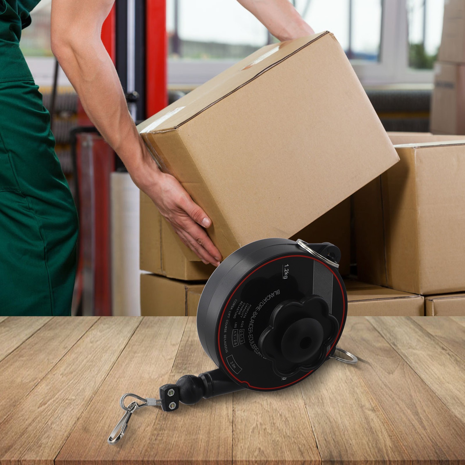 Telescopic Spring Balancer with Hook Designed for Enhanced Performance thumbnail 3