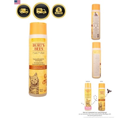Cat Shampoo Hypoallergenic Gentle Shea Butter Honey for Sensitive Skin