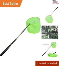 Durable Stainless Steel Fishing Net with Foldable Telescopic Handle - 59 Inches