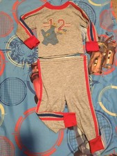 Vintage Sesame Street Cookie Monster Football Two-Piece Sweat Outfit Size 3t
