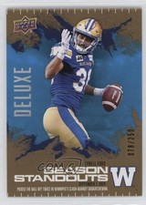 2025 Upper Deck CFL Season Standouts Deluxe 78/250 Tyrell Ford #100 bj5