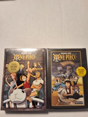 SHONEN JUMP ONE PIECE MOVIE & SEASON 2 FIRST VOYAGE ANIME DVD'S x4 NOS 1999