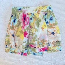 Abercrombie  Fitch Size medium Floral Print Mini Skirt A F spring summer