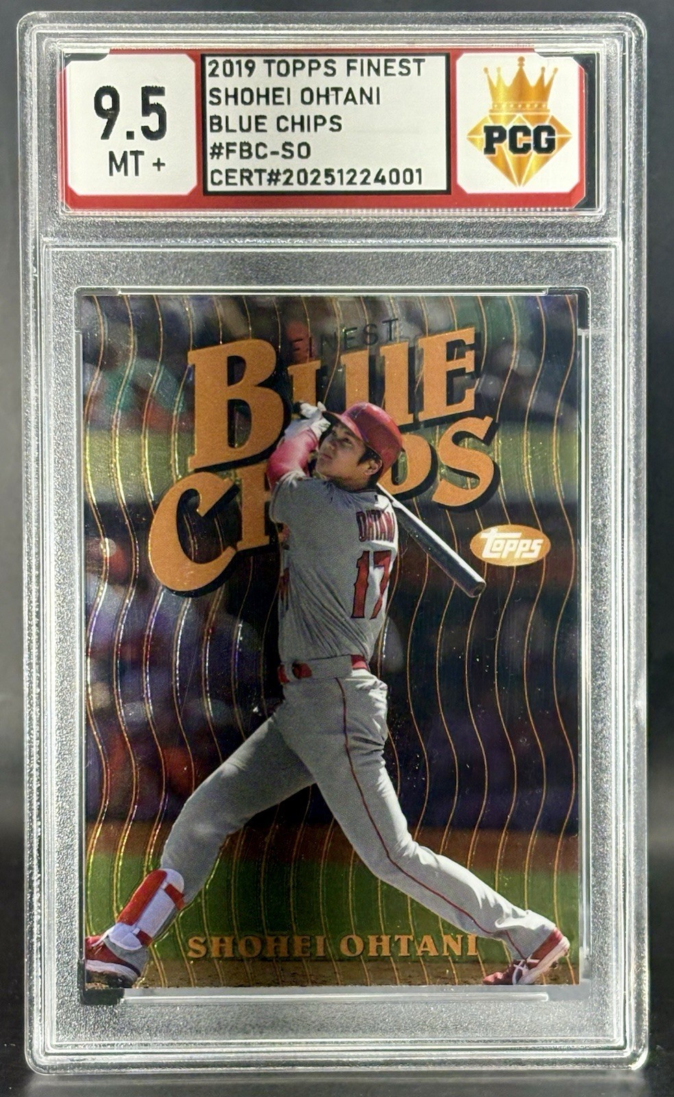 2019 Topps Finest - Finest Blue Chips Shohei Ohtani #FBCSO