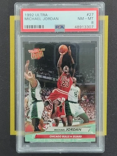 1992 Fleer Ultra #27 Michael Jordan PSA 8 FCBQL