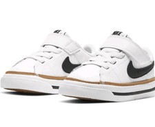 Nike Court Legacy TDV White/Black/Desert Ochre- 2c
