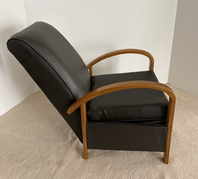 Vintage Mcm Salesman Sample Chair With Bentwood Arms. 1940S To 1950S