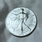 2000 1 Troy oz 0.999 Pure Silver American Eagle Dollar
