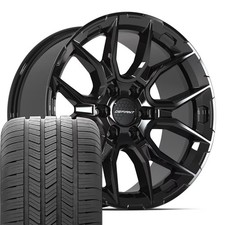 Df18b Black 20x9 Wheels Goodyear Tires Set Fits Ram Nissan Infiniti Df18b Black 20x9 Wheels Goodyear Tires Set Fits Ram Nissan Infiniti