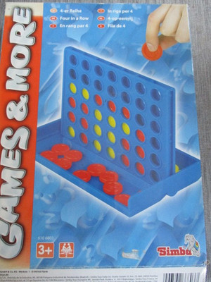 Games & More (Vier gewinnt) für 2 Personen ab 8 J., Simba-Spiele