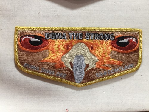 Egwa Tawa Dee OA Lodge 129 2015 SR9 Conclave GMY Flap BSA Patch