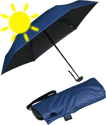 Ix-Brella Super Mini Sonnen-Regenschirm Mit UV- Und Hitzeschutz - Black Coating