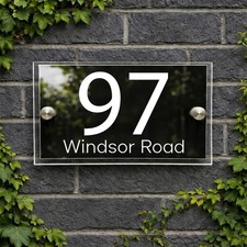 House Number Plaques Personalised Door Numbers Door Signs Custom Number Plate