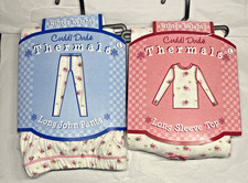 Cuddl Duds Pajama 2 Piece Set Womens Size L Thermals White  Pink Floral NWT