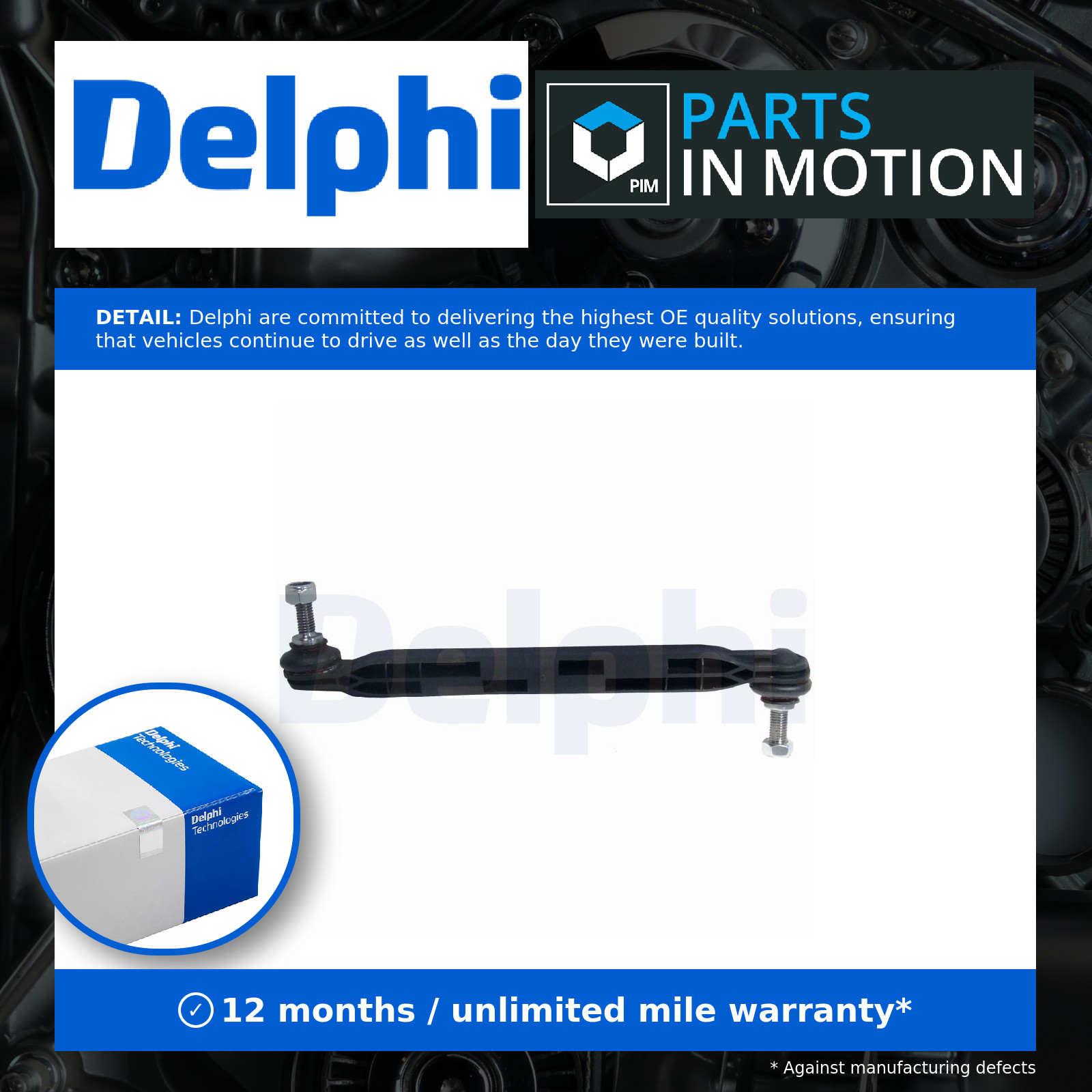 Anti Roll Bar Link TC2279 Delphi Stabiliser Drop Link 13219141 350617 Quality
