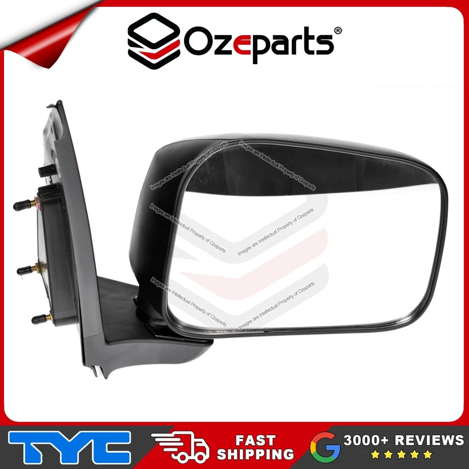 RH Right Hand Manual Door Mirror (Black) For Nissan Navara D40 VSK 2005~2015 - Image 4 of 4