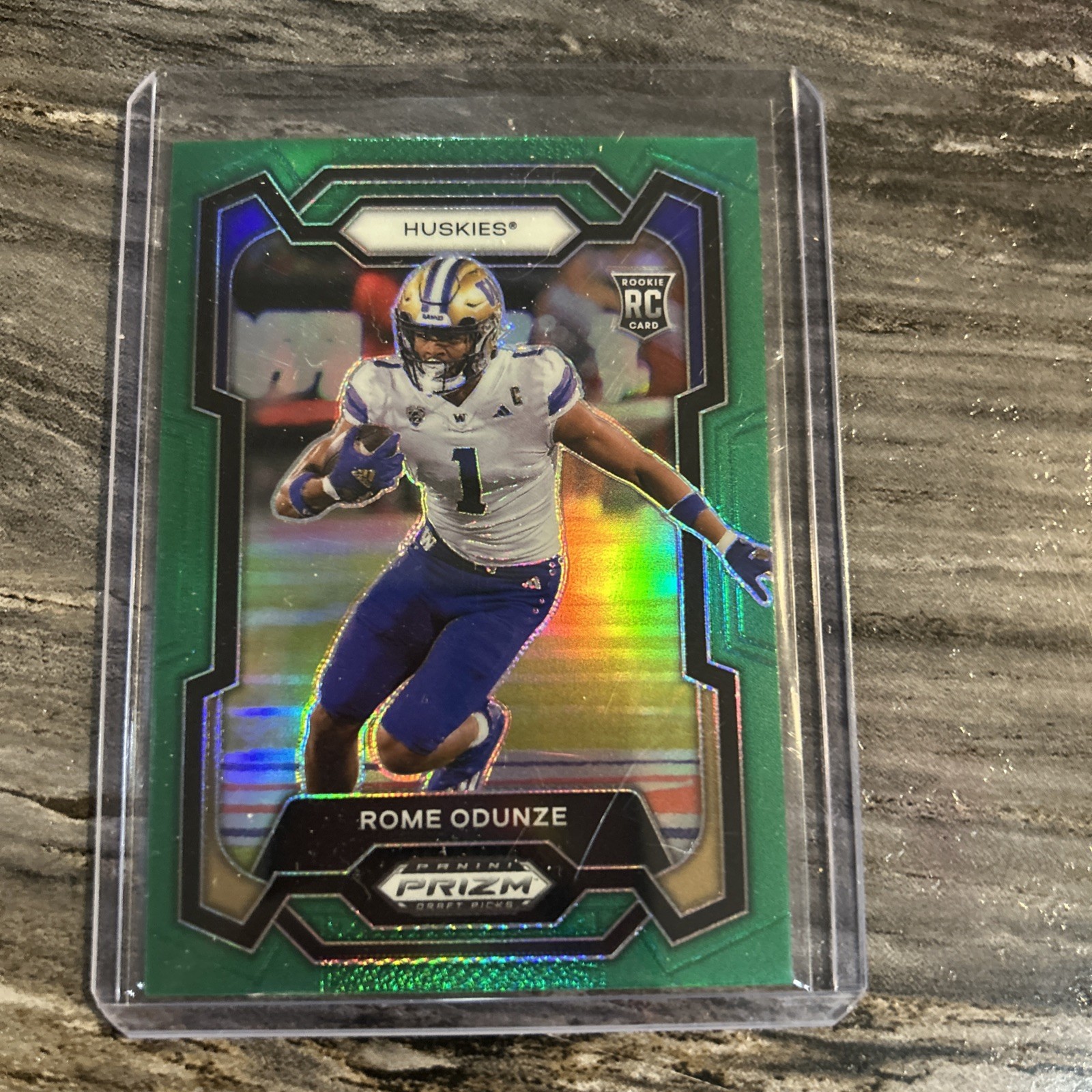 2024 Panini Prizm Draft Picks - Rome Odunze #111 Green Prizm (RC)