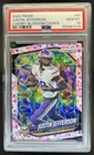 2025 Panini Prizm Justin Jefferson Choice Cherry Blossom #/15 Vikings PSA 10
