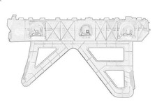 Stoßfänger - Halter OE HYUNDAI 86614G4000 i30 (PDE, PD, PDEN) 1.4 2016-202