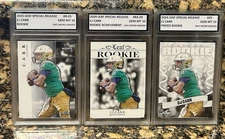 “3” CJ CARR 2024-25 LEAF Prized Special Release GRADED GEM-MT 10 ROOKIE LOT