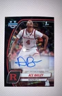 2024-25 Bowman University Chrome Black Wave Refractor Autographs 1st Bowman