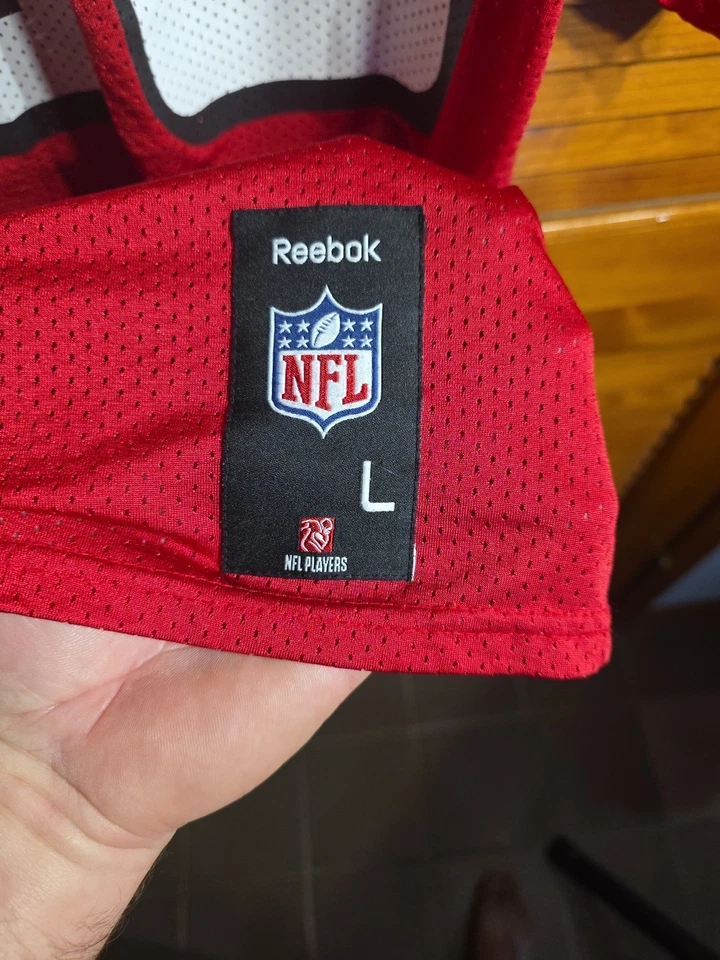 Camiseta deportiva roja Reebok NFL de Michael Turner #33 de los Atlanta Falcons talla grande L Foto 4 de 4