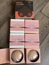 lot of 7 adhesive go nipless nipple covers . fits most sizes