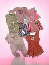 Baby Girl Clothing Lot 6-9M Gerber,Garanimals, Old Navy -7 Pieces New