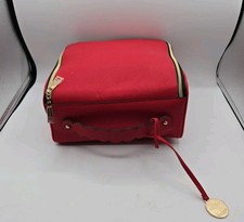 Estee Lauder Blockbuster Train Case Only Make Up Cosmetic Bag w Zipper  Tassel