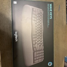 Logitech Wave Keys Wireless Ergonomic Keyboar...
