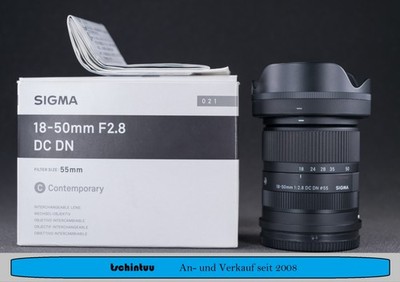 Sigma Contemporary 18-50 F 2,8 DC DN L Mount APS-C Top Zustand OVP