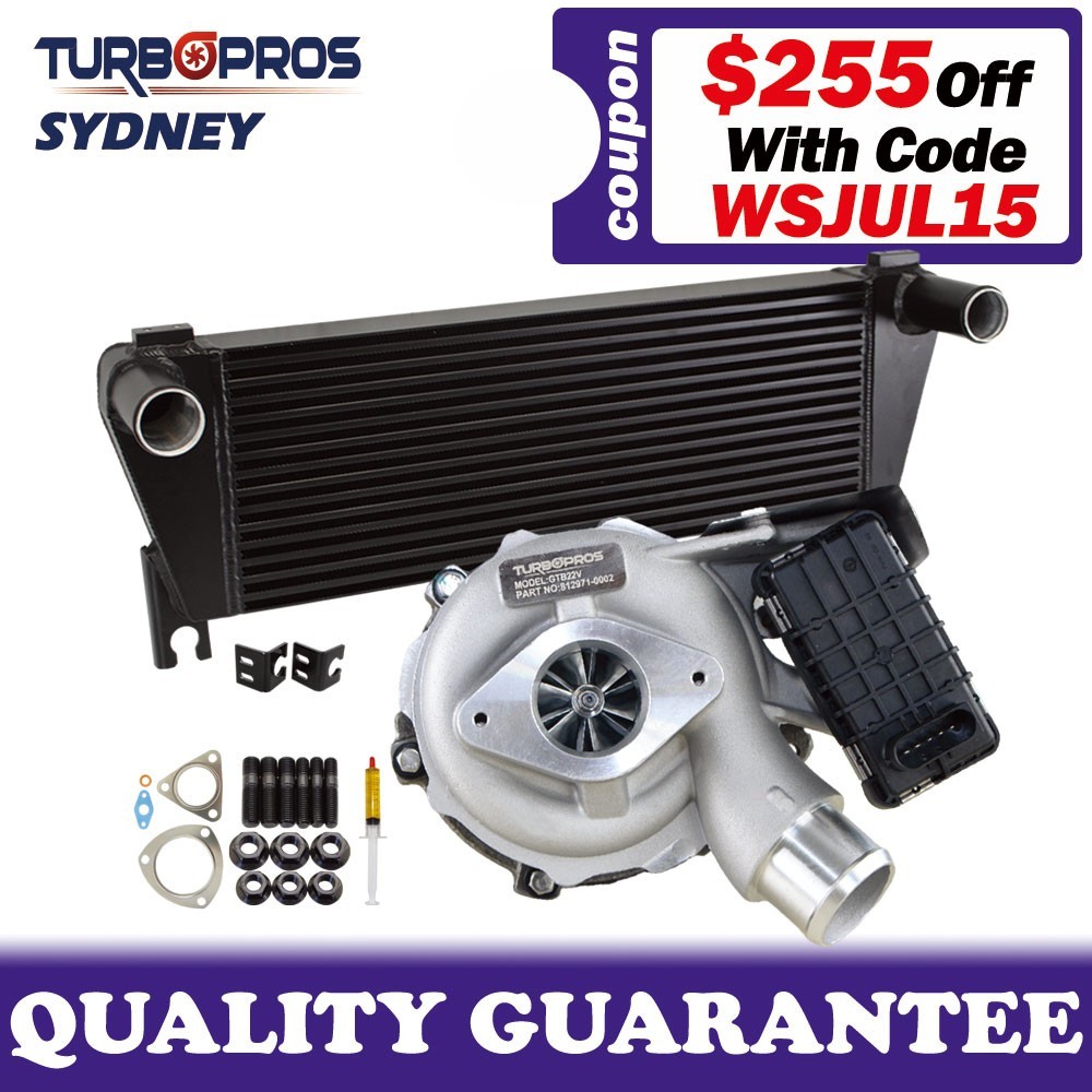 75mm Intercooler Turbo Upgrade Kit for Ford Ranger 3.2L 2011-2015  