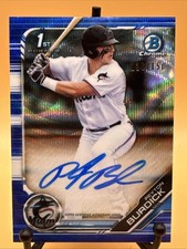 2019 Bowman Draft Chrome Pick Blue Wave Refractor Peyton Burdick #CDA-PB /150