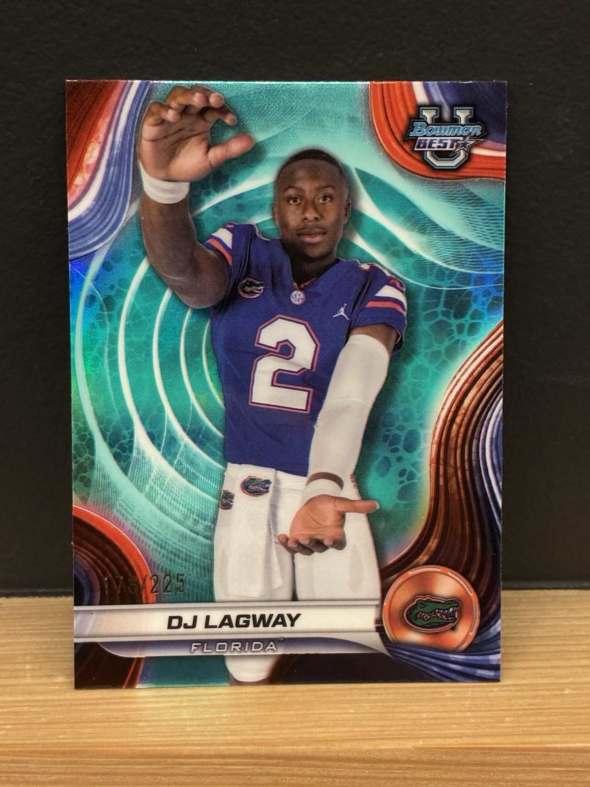 2024 Bowman University Best #88 DJ Lagway Aqua Refractor #/225