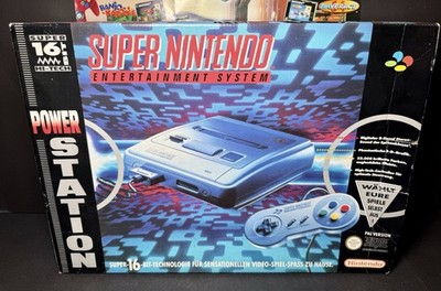 SUPER NINTENDO || POWER STATION EDITION IN OVP ||  SNES RETRO SPIELE KONSOLE