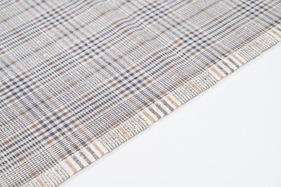 Vintage 100% Wool Jacket - 1.8m - 250g - Glen Plaid Prince of Wales with Gold